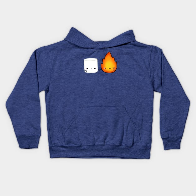 Love is Playing with Fire Kids Hoodie by staceyromanart